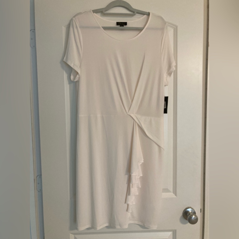 White Macy's Dress XXL new with tags